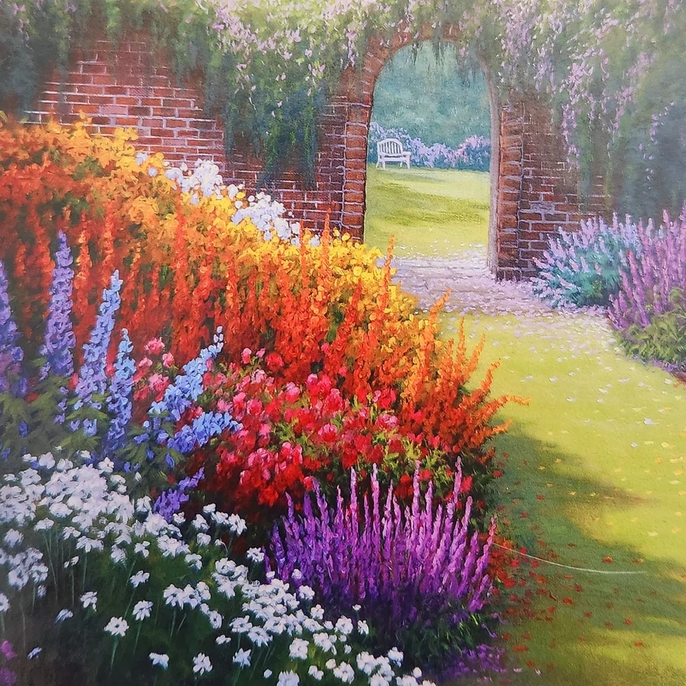 White Mountain Secret Garden Jigsaw Puzzle, 1000 pcs - Picture 2 of 3
